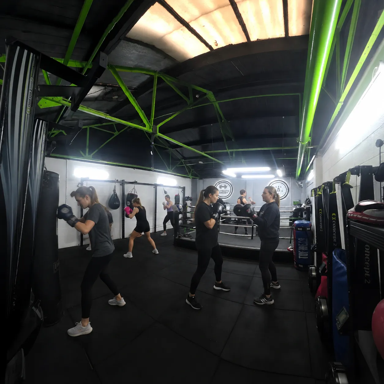 Ladies boxing class at Ultimate Shred Academy, Pontefract